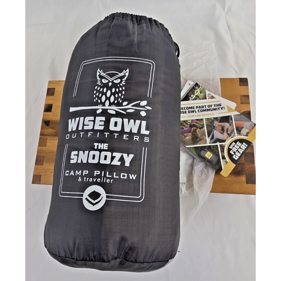 Wise Owl Other - WISE OWL Outfitters Pillow The Snoozy Travel Camping apx 15"X12" Brand NWT